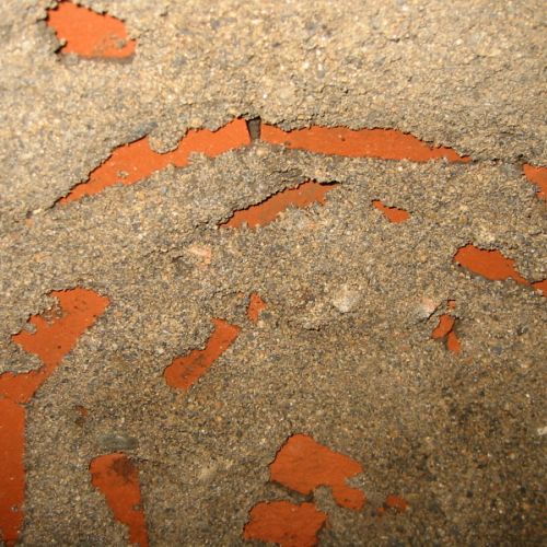 Vue de l'intérieur du four.